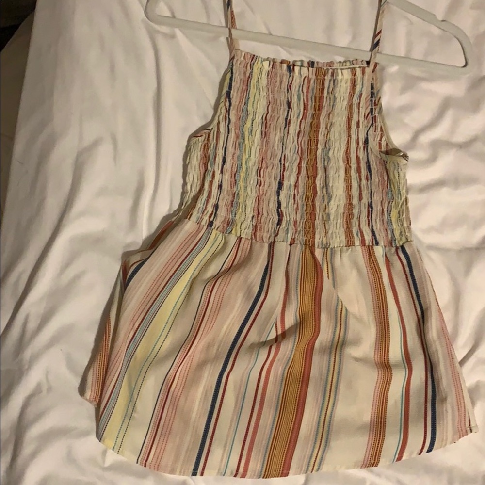 Striped summer tank top